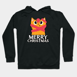 Merry Christmas Cat Hoodie